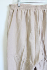 Alfred Dunner Tan Woven Pant | 16W