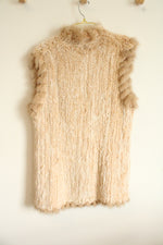 Mitche's Rabbit Fur Vest | L