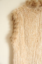 Mitche's Rabbit Fur Vest | L