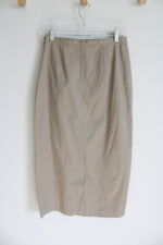 NEW Ann Taylor Tan Khaki Skirt | 8 Petite