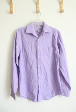 Van Heusen Fitted Purple Button Down Shirt | 15.5 (34/35)