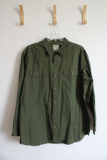 RedHead Olive Green Button Down Shirt | 2XL