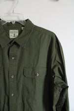RedHead Olive Green Button Down Shirt | 2XL