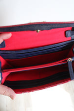 Dooney & Bourke Red MLB Nationals Crossbody Bag