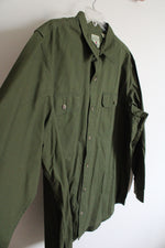 RedHead Olive Green Button Down Shirt | 2XL