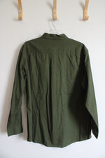 RedHead Olive Green Button Down Shirt | 2XL