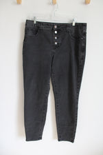 Maurices Everflex High-Rise Black Jeans | 16 Short