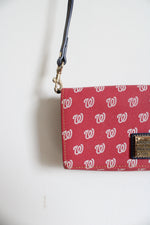Dooney & Bourke Red MLB Nationals Crossbody Bag