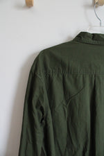 RedHead Olive Green Button Down Shirt | 2XL