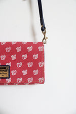 Dooney & Bourke Red MLB Nationals Crossbody Bag