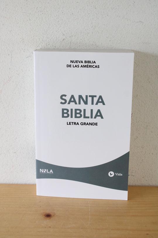 Santa Biblia Letre Grande Nueva Biblia De Las Americas Spanish Bible