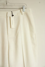 NEW Common Sense White Knit Trouser Pants | L