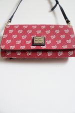 Dooney & Bourke Red MLB Nationals Crossbody Bag