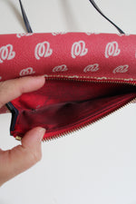 Dooney & Bourke Red MLB Nationals Crossbody Bag