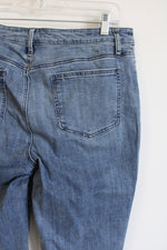 Chico's So Slimming Girlfriend Slum Leg Ankle Studded Jeans | 2 (12)