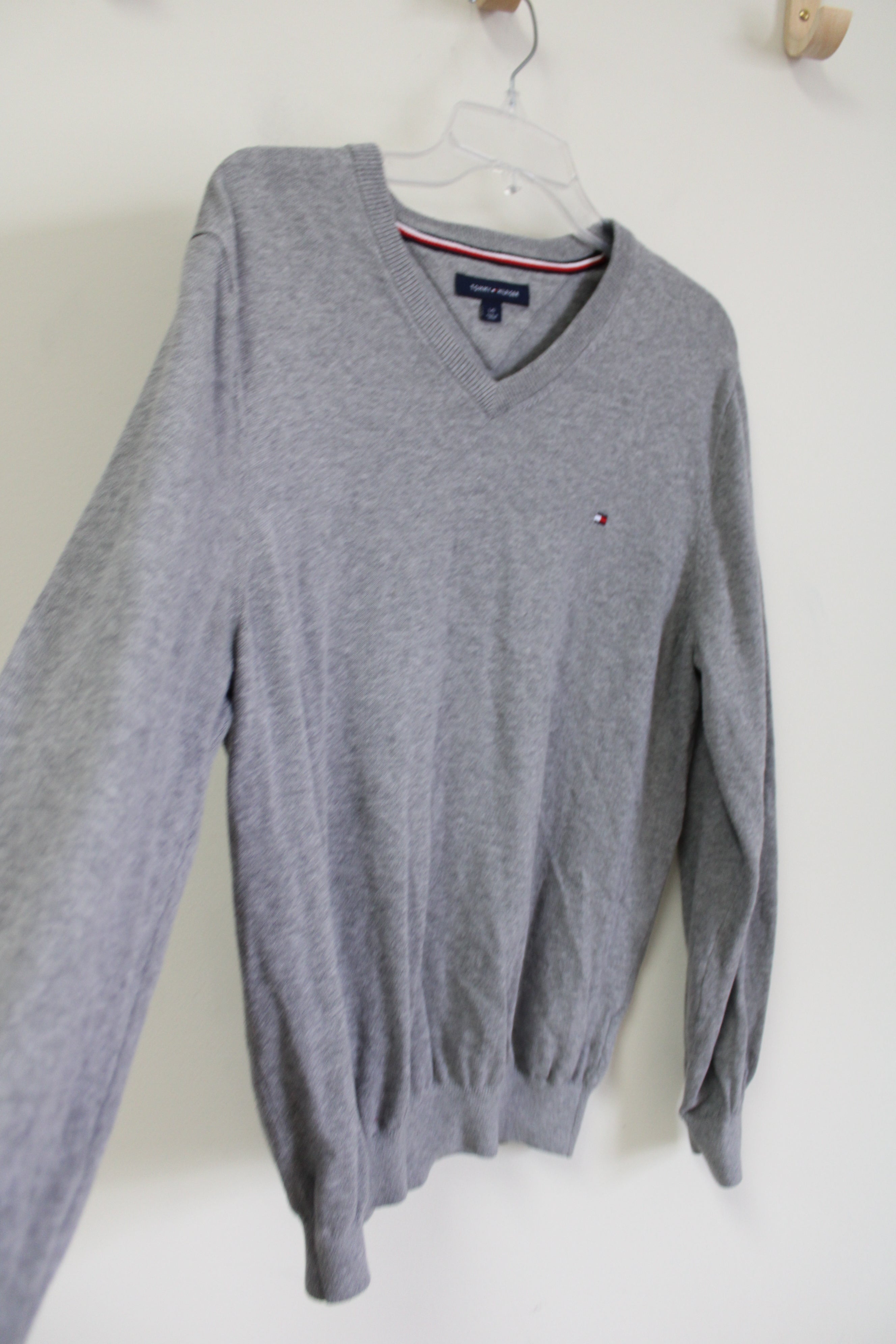 Tommy Hilfiger Gray Knit Sweater | L