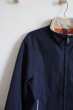 Rainforest Navy & Tan Trim Jacket | M