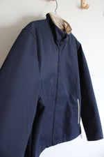 Rainforest Navy & Tan Trim Jacket | M