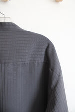Pavo By Castrada Gray Striped Button Down Shirt | L (16-16.5)