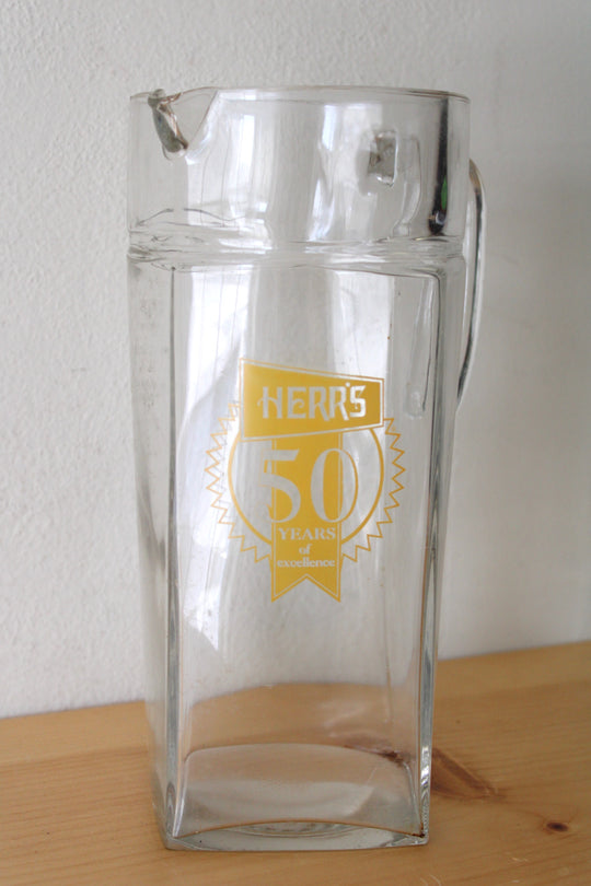 Herr's 50 Years Of Excellence Clear Drink Pitcher