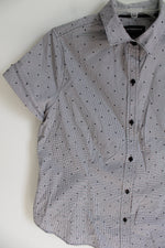 Liz Claiborne Career Black & White Button Down Shirt | M