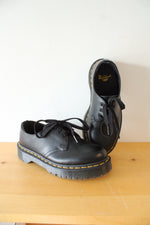 Dr. Martens Unisex-Adult 1461 Bex Smooth Black Loafer Shoe | Men's 4/Women's 5