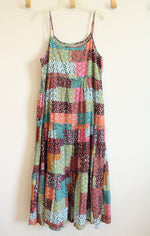 Natural Lift Boho Floral Tiered Dress | L