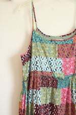 Natural Lift Boho Floral Tiered Dress | L
