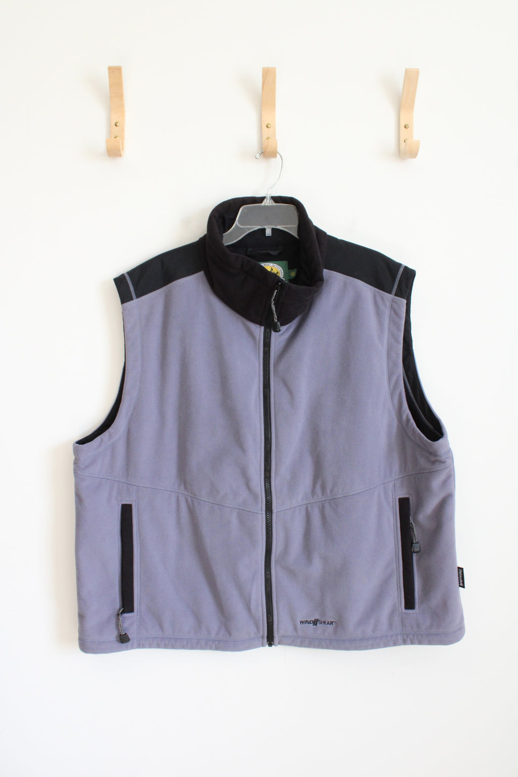 Cabela's Gray & Black Fleece Vest | 2XL