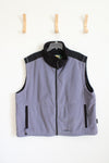 Cabela's Gray & Black Fleece Vest | 2XL