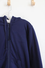 NEW Q-Active Navy Thick Fleece Lined Jacket | S