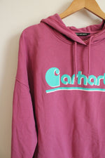 Carhartt Mauve Hoodie Loose Fit | L