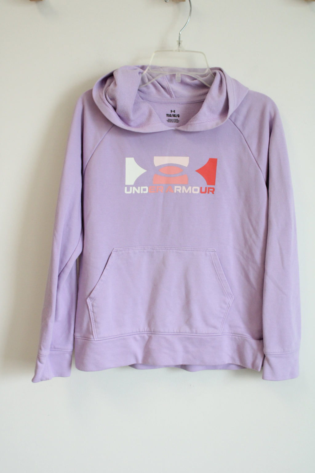 Under Armour Light Lavendar Hoodie | Youth L (14/16)