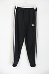 Adidas Black Tapered Track Pants | Youth L (14)