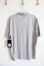 NEW Swiss Alps Gray Polo Shirt | L