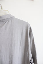 NEW Swiss Alps Gray Polo Shirt | L