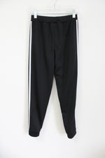 Adidas Black Tapered Track Pants | Youth L (14)