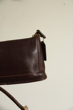 Coach Brown Leather Wristlet Wallet