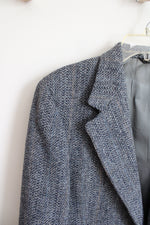 Saks Fifth Avenue Kenneth McLeod Harris Tweed Gray Blazer | 42