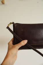 Coach Brown Leather Wristlet Wallet