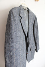 Saks Fifth Avenue Kenneth McLeod Harris Tweed Gray Blazer | 42