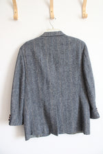 Saks Fifth Avenue Kenneth McLeod Harris Tweed Gray Blazer | 42