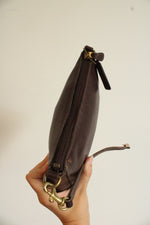Coach Brown Leather Wristlet Wallet