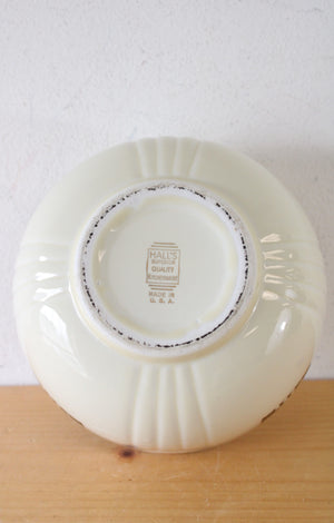 Hall's Superior Quality Kitchenware Tavern Silhouette Cream Ceramic Bowl | 7.5"