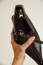 Coach Brown Leather Wristlet Wallet