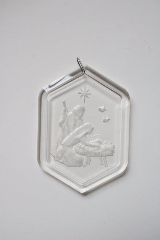 Vintage A Collection Of Holiday Classics Nativity Scene Ornament