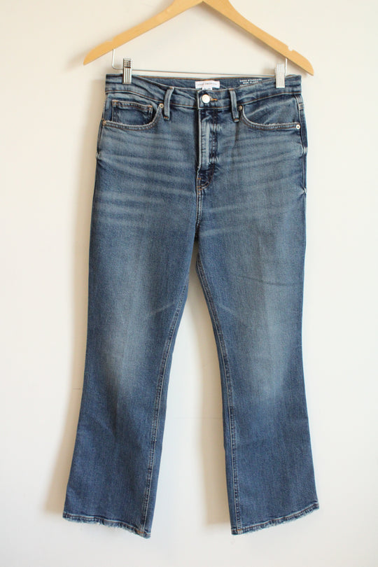 Good American Kick Flare High Rise Slim Jeans | 6/28