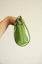 Coach Green Leather Y2K Small Purse/Wallet