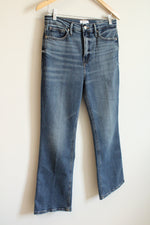 Good American Kick Flare High Rise Slim Jeans | 6/28