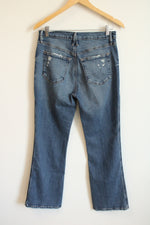 Good American Kick Flare High Rise Slim Jeans | 6/28